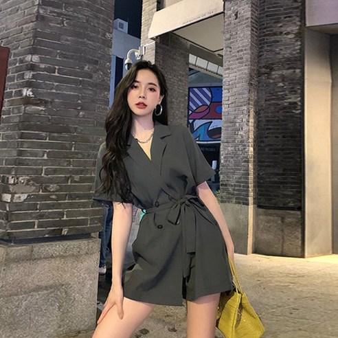 안다로미 헤븐헤븐 반바지 점프슈트