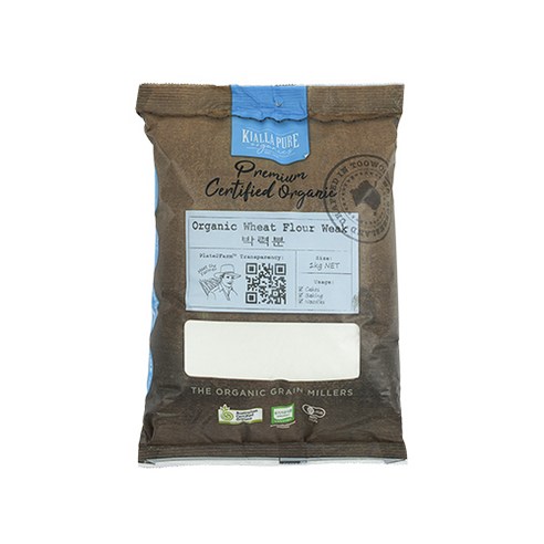 키알라 유기농 박력 밀가루, 1kg, 1개