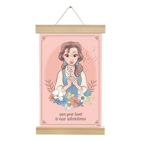 아이러브페인팅 디즈니 DIY PAINTING 행잉 20 x 30 cm, 1개, 벨 HEART