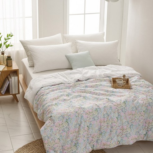 땀 걱정 없이 꿀잠! 박홍근홈패션 엘리카 세미 여름차렵이불로 쾌적한 여름밤을!