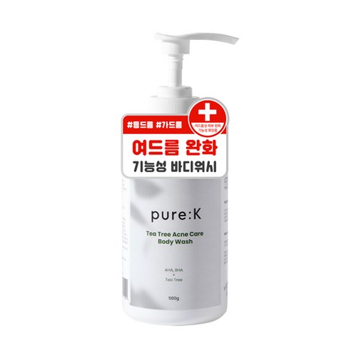 퓨어케이 티트리 아크네 케어 바디워시 라임앤바질향, 500g, 1개