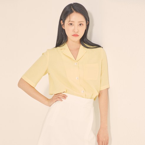 로엠 여성용 빅템 린넨 라이크 컬러풀 셔츠