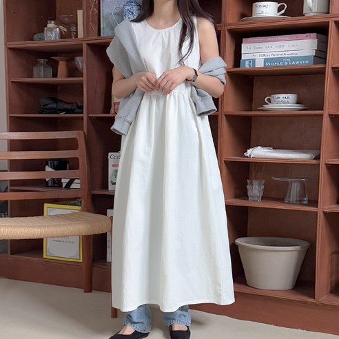 뮤즈 레이어드 임산부 원피스