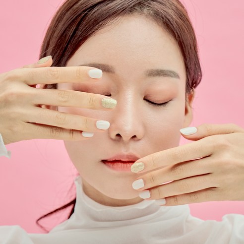 붙이는 젤네일 블링온 스티커, 1개, 코코넛밀크