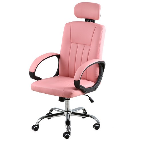 다임 회전 리프트 사무실 컴퓨터 의자, 핑크