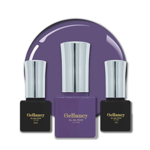 벨랑시 원스텝 젤네일 5ml + 젤네일 베이스 5ml + 젤네일 탑 5ml 세트, SN 20 애쉬 블루(젤네일), 1세트
