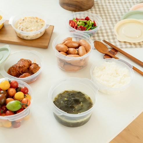 맛있는 음식을 간편하게 확인할 수 있는 제오닉 전자레인지용 대용량 국보관 용기