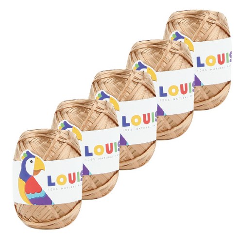 루이 뜨개실 5p, 204 유광 딥베이지