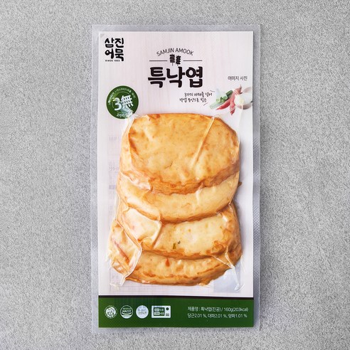삼진어묵 특낙엽 어묵 4개입, 160g, 1개