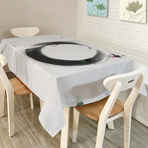 마켓에이 모던 미니멀스타일 아트 테이블커버, TYPE 6, 140 x 140 cm