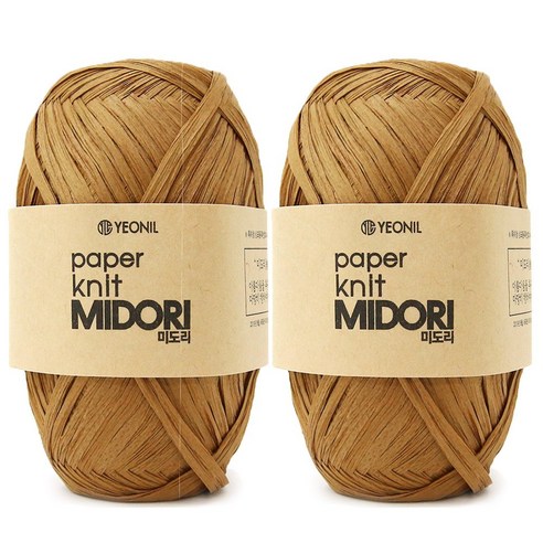 니뜨 미도리 뜨개실 40g, 503 라떼, 2개
