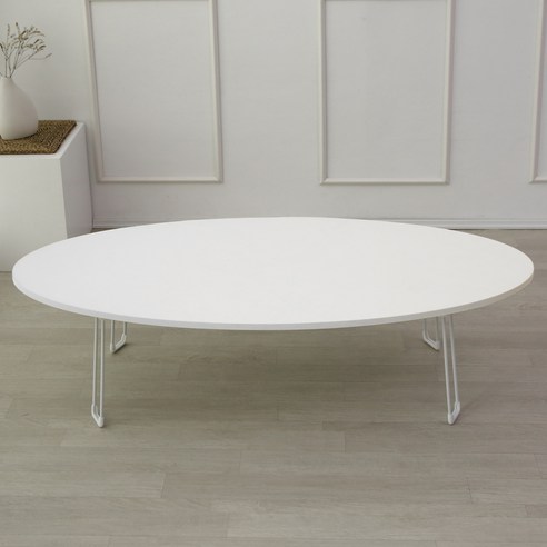 스토리퍼니쳐 LPM 지문방지 비스포크 썸머 접이식 테이블 1200 x 600 mm, 화이트