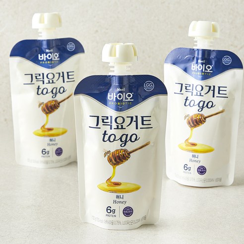 매일바이오 그릭 요거트 허니, 120g, 3개입, 1개