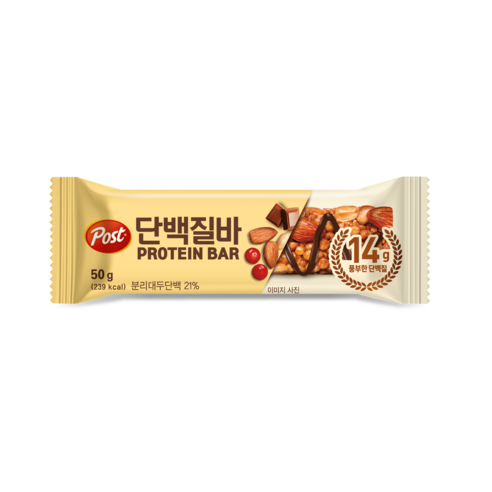 포스트 단백질바, 50g, 1개