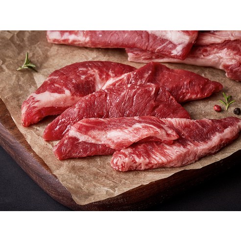 신선한 미국산 리테일팩 소갈비살 원육: 맛있는 다양한 요리를 위한 최고의 선택