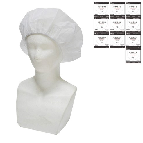가드맨 고급 라운드캡 화이트 40g 50p, 10개