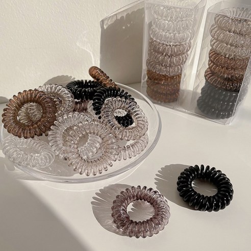 끊어지고 엉키는 머리끈, 이젠 안녕! 데일리 스프링 헤어끈 정착기 스프링머리끈