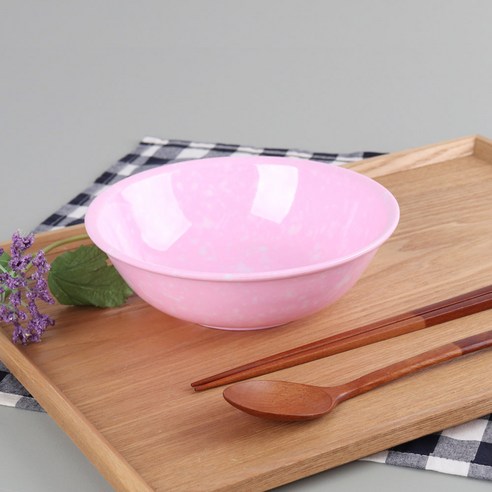 레트로 분식그릇 떡볶이 팝 국물그릇 2호, PINK, 4개
