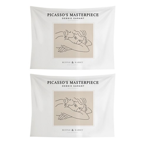 블럭마트 Henry Matisse 인테리어 행잉 패브릭 포스터 2p, TYPE 5