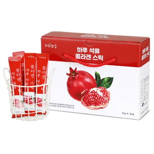 하루건강 석류 콜라겐 젤리스틱 30p, 1개, 600g