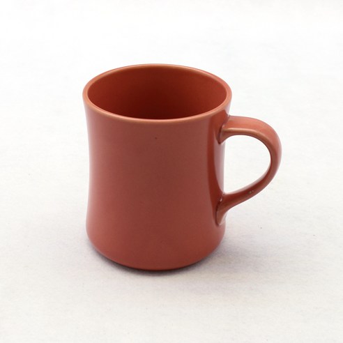 달소금 국산 도자기 데일리 감성 에스라인 머그컵 500ml, 1개, 코랄