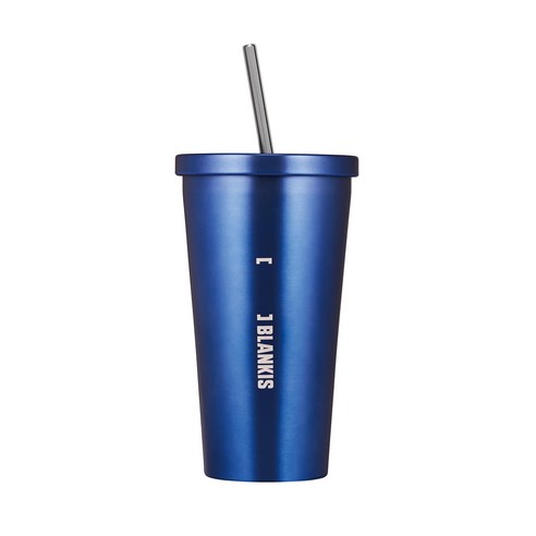 블랭키스 라운드 스텐 텀블러, 미드나잇 블루, 450ml