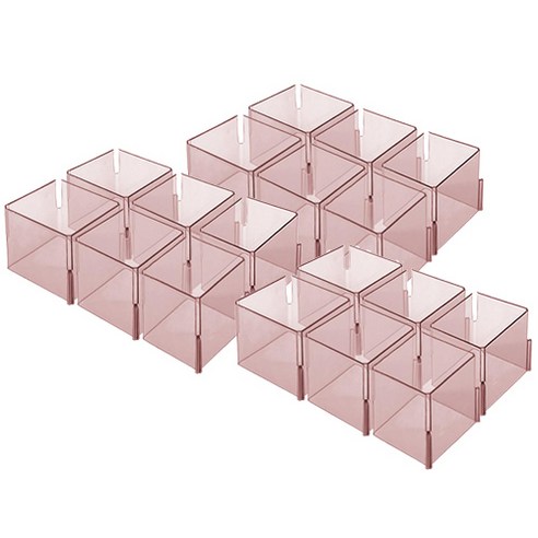 다용도 칸막이 A타입, 핑크, 18개