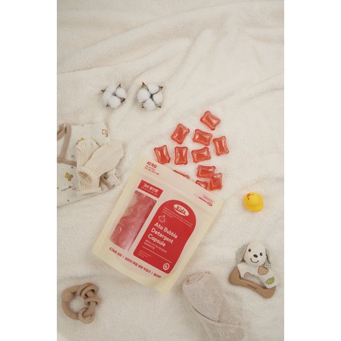 소중한 아기 피부를 위한 순하고 안전한 선택, 폴메디슨 키즈 아토 버블 캡슐세제