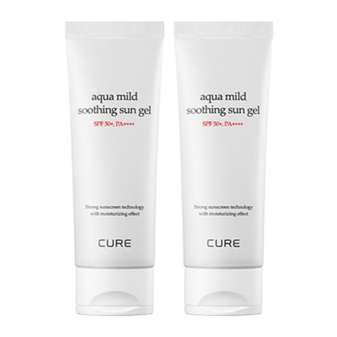 김정문알로에 큐어 수딩 선젤 SPF50+ PA++++, 60ml, 2개