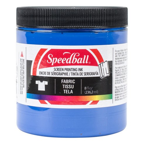 스피드볼 패브릭 실크스크린 잉크, Blue, 236.2ml