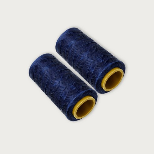 가죽공예 왁스실 초사용 1mm x 220m, 다크블루, 2개