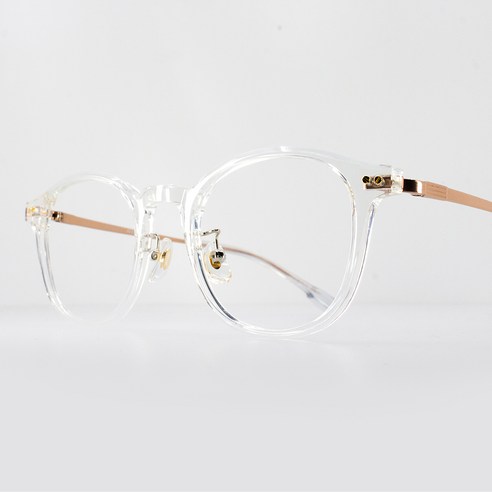 BLUE RABBIT 가벼운 티타늄 블루라이트차단 뿔테 11g ST22675