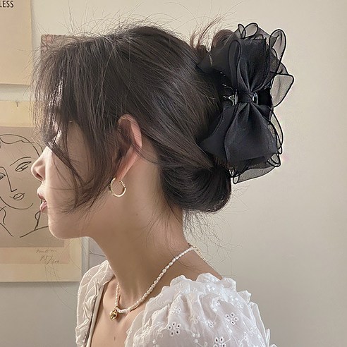 蝴蝶結髮夾 男女通用 時裝 男性 女性 普通 雜貨 頭髮 配飾 ACCESSORY