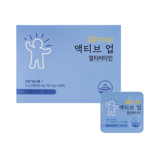 장대원 액티브 업, 60개, 1.2g