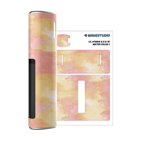 웨이브스튜디오 릴 하이브리드 2.0 스킨 스티커, D-15 WATER COLOR 1, 2개