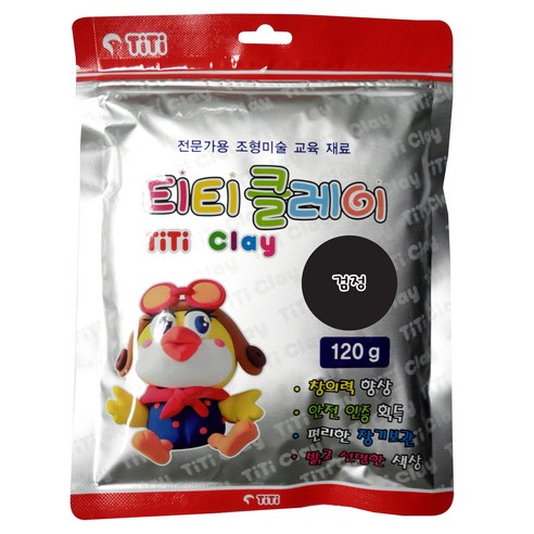 티티 경인 티티클레이, 검정, 1개