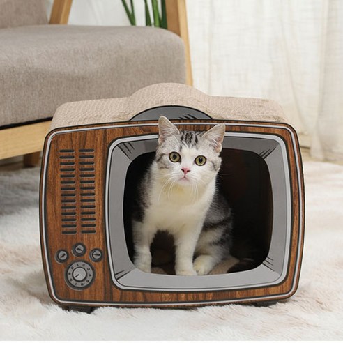 펫트롱 고양이 드르륵 스크래쳐, 티비, 1개