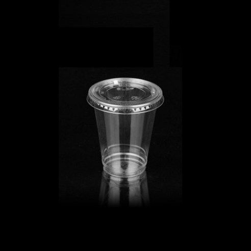 마켓맨 일회용컵 220ml + 플랫 뚜껑 세트, 1개, 200세트