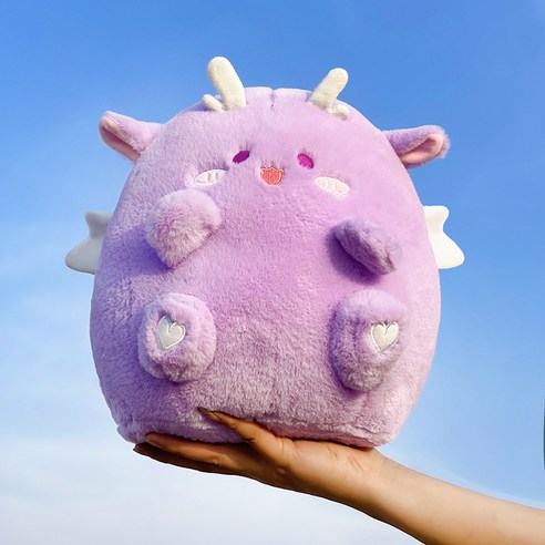 순잠 말랑말랑 미니 유니콘 애착인형, 퍼플, 1개