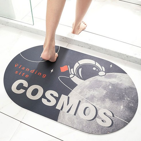 이사벨홈 우주인 발매트 40 x 60 cm, 코스모스
