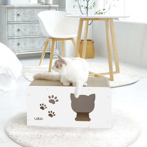 냥이들의 아늑한 쉼터, 레토 고양이 스크래쳐 숨숨집 하우스형!