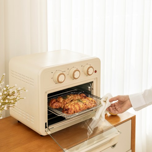 건강하고 편리한 주방 필수품: 리큅 미니 에어프라이어 오븐 12L