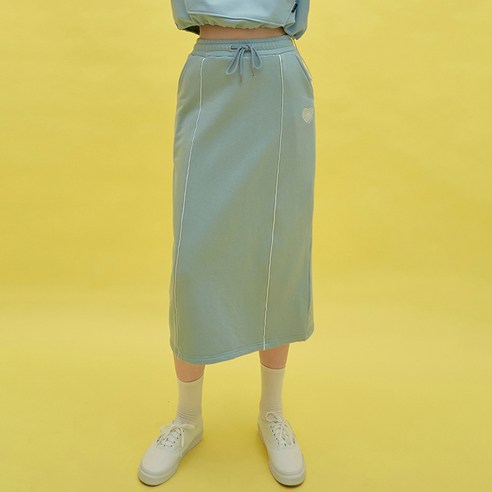 하트클럽 Piping Long Skirt