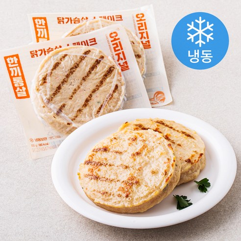 한끼통살 닭가슴살 스테이크 오리지널맛 (냉동), 100g, 1개입, 5개