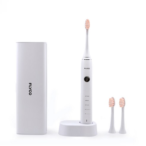 전자 칫솔 유스마일 Y1S 압력센서 3단 음파 전동칫솔 + 리필 모 2p + 케이스 세트, 네이비 블루 11 플라이코 음파 전동칫솔 FT7106KR + 칫솔모 2p + 무선충전거치대 + 휴대용케이스 세트, FT7106KR(화이트)