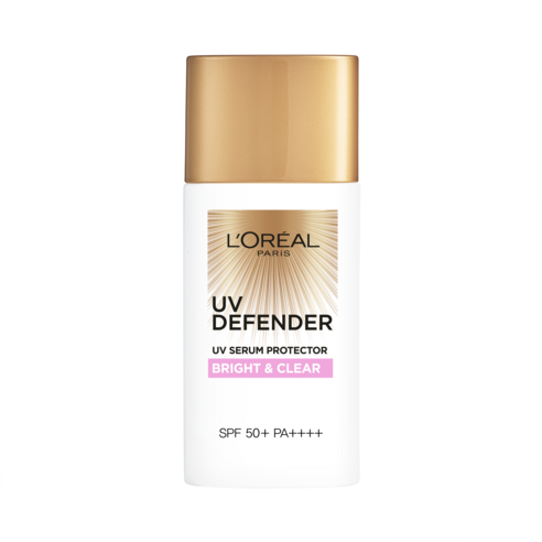 로레알파리 UV 디펜더 톤업 선크림 브라이트 앤 클리어 SPF50+ PA++++, 50ml, 1개