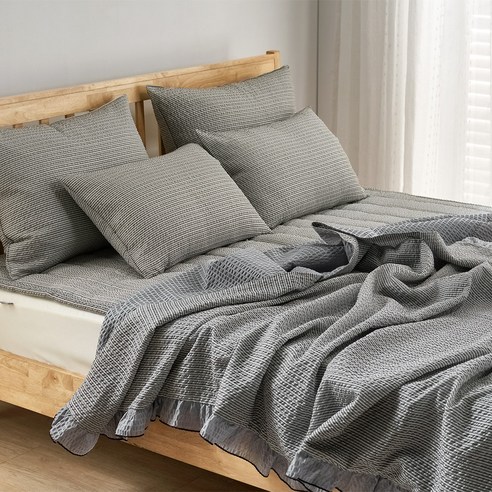 뱀부 양겹 여름 이불 모던 + 베개커버