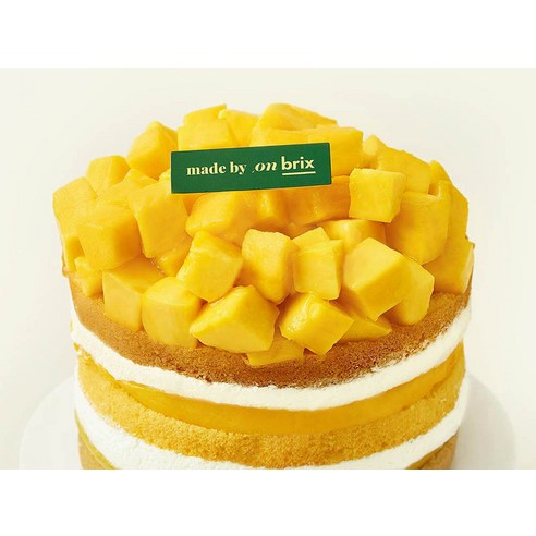 촉촉한 망고의 유혹, 온브릭스 망고 케이크로 특별한 하루를!