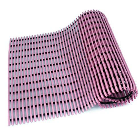 월광 미끄럼방지 욕실 매트 고급형 90 x 50 cm, 분홍색, 1개