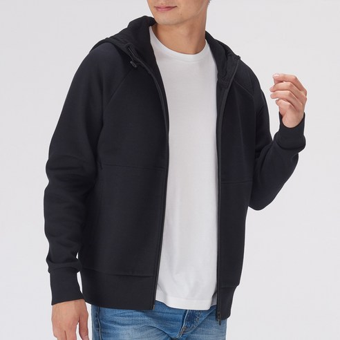 무인양품 남성용 MUJI 면 혼방 이중 편직 발수 파카 M8AB606